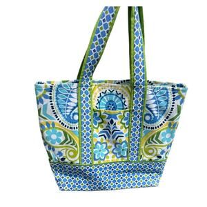 Handmade large tote bag + small accessories bag